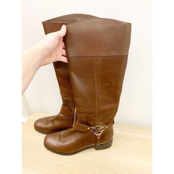 Michael Kors Brown Fulton Tall Riding Boots - Picture 11 of 13
